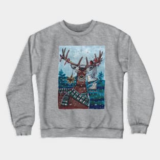 Festive Reindeer Crewneck Sweatshirt